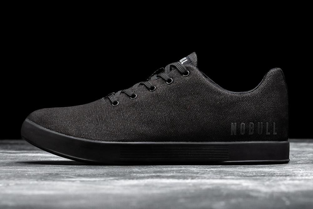 Trainers NOBULL Homme Noir - Chaussures NOBULL Canvas,France (9431-PXBVK)